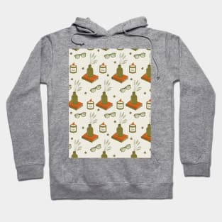 Pattern with cozy home interior Hoodie